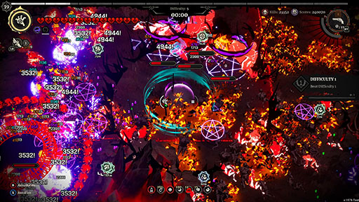 画像ギャラリー No.002のサムネイル画像 / “混沌の弾幕”に囲まれながら敵を倒していくローグライトACT「グラインドサバイバー」，Steam Nextフェスでデモを公開