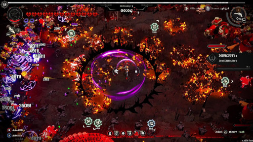 画像ギャラリー No.003のサムネイル画像 / 大量の悪魔を倒していく高速ローグライトアクション「グラインドサバイバー」,PC/PS5/Xbox向けにリリース。ヴァンサバ系の戦闘システムと,ハクスラ系の戦利品システムを融合