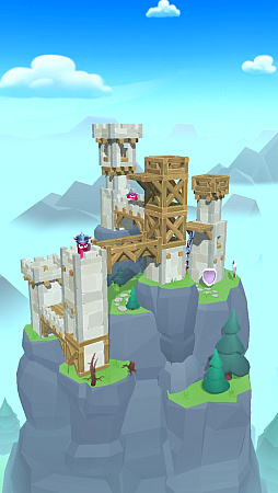 画像ギャラリー No.002のサムネイル画像 / 指1本で城塞をぶち壊す「Castle Crumble」。物理演算による破壊の美学を味わおう（今日から始めろApple Arcade #54）