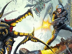 無数に襲い来るバグたちをあらゆる兵器で殲滅せよ！ 「スターシップ・トゥルーパーズ：アルティメット・バグ・ウォー！」，本日リリース