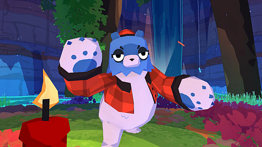 画像ギャラリー No.003のサムネイル画像 / 「Lil Gator Game」,待望の日本語対応パッチとDLC「In The Dark」を2026年2月12日にリリース。子ワニたちが島で冒険するアクションADV