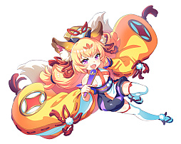 画像ギャラリー No.004のサムネイル画像 / 「あやかしランブル！」×「テクロノス」インタビュー。古今東西のだいたいの神々や英雄に囲まれるなか，あやらぶは和風で勝負！【PR】