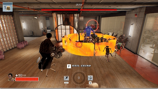 画像ギャラリー No.002のサムネイル画像 / オフィスチェアに乗りこみ,襲い来るオフィス用品たちをなぎ倒せ! 「Last Man Sitting」,Steamでオープンベータを開始