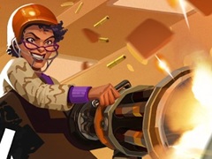 オフィスチェアに乗って暴れまわるローグライクTPS「Last Man Sitting」，Steamで3月31日に発売決定