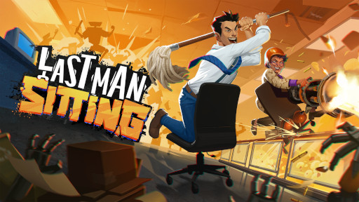 画像ギャラリー No.006のサムネイル画像 / 会社員暴走ローグライトアクション「Last Man Sitting」，Steamでリリース。オフィスチェアに乗った会社員が掃除用具や銃器で戦っていく