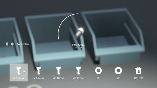 画像ギャラリー No.003のサムネイル画像 / 虚無すぎるパーツ分類作業に黙々と挑むディストピア系職業SLG「LOW VALUE JOB」,Steamストアページを公開。オンライン対戦も可能