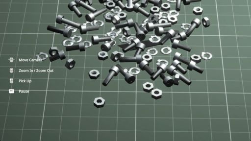 画像ギャラリー No.002のサムネイル画像 / さまざまな長さのパーツを1つずつ拾い上げ，観察し，分類。ディストピア系職業SLG「LOW VALUE JOB」，2026年1月12日に発売決定