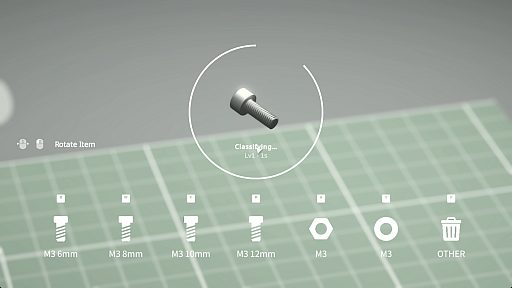 画像ギャラリー No.006のサムネイル画像 / 部品分類をひたすら続ける作業ゲーム「LOW VALUE JOB」，支援機能が完全にオフになる「ハードコアモード」などを実装