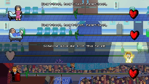 画像ギャラリー No.003のサムネイル画像 / Steamで“圧倒的に好評”なリズムゲーム「Rhythm Doctor」，正式リリース。ストーリー最終章が追加され，ステージエディターに多数の変更も