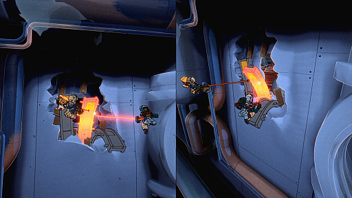 画像ギャラリー No.009のサムネイル画像 / レトロアニメ調の2人協力プレイアドベンチャー「オービタルズ」の最新映像が公開に。2026年夏発売