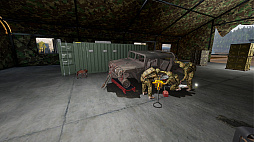 ���������꡼ No.003�Υ���ͥ������ / ����ʪή�˾��������Ƥ���Military Logistics Simulator���ۿ����ϡ����ô�����Ȥ��ơ���ξ������ʪ��͢�������ϳ�ĥ�ʤɸ����ٱ�Ǥ̳��ĩ��