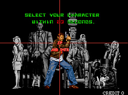 画像ギャラリー No.002のサムネイル画像 / 7人の殺し屋たちの戦いが幕を開ける。アケアカ版「アウトフォクシーズ」,12月18日配信。1995年にナムコから発売されたACTゲーム