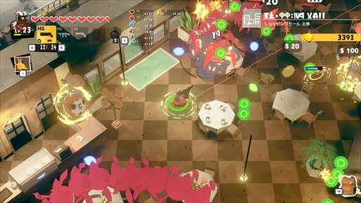 画像ギャラリー No.003のサムネイル画像 / ［プレイレポ］「DAMON and BABY」，子連れ魔王のユーモラスかつハードボイルドな珍道中をツインスティックシューターで描く