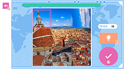 くるくるパズル世界遺産ーまわしてひらめく！世界遺産脳トレー