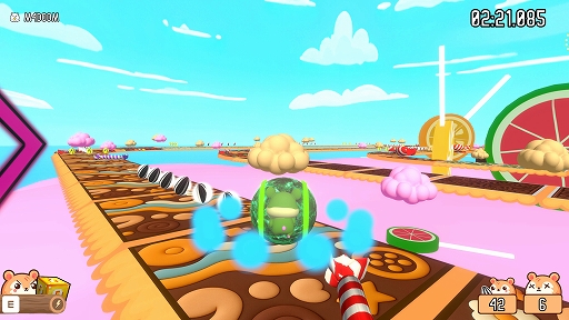 画像ギャラリー No.003のサムネイル画像 / 最大8人で遊べるハムスターレースゲーム「Billie's Wheelie」が期間限定で無料配布中