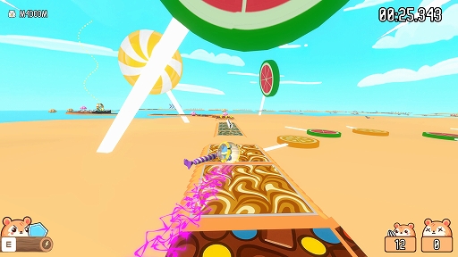 画像ギャラリー No.004のサムネイル画像 / 最大8人で遊べるハムスターレースゲーム「Billie's Wheelie」が期間限定で無料配布中