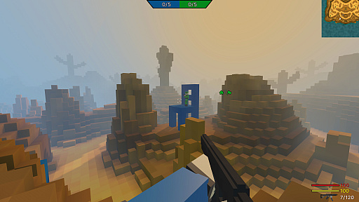 画像ギャラリー No.004のサムネイル画像 / 壊して作れるボクセル戦場で戦いを繰り広げる。オンラインマルチFPS「Brickstrike」，Steamストアページとトレイラーを公開