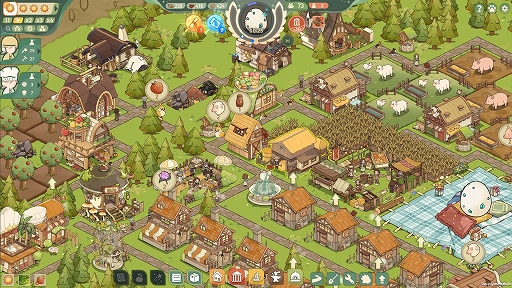 画像ギャラリー No.004のサムネイル画像 / 神様の赤ちゃんを育てながらグルメ都市を建設。ローグライクSLG「Feastopia」，1月29日にSteamでリリース