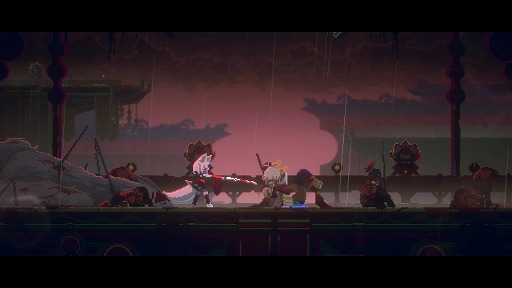 画像ギャラリー No.003のサムネイル画像 / クナイによる瞬間移動を駆使し,一撃死の世界を駆け抜ける。高速2Dアクション「INARI」,Steamストアページを公開。日本語にも対応予定