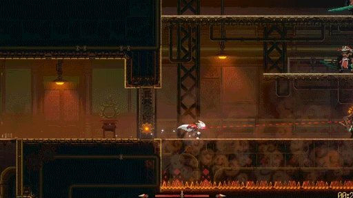 画像ギャラリー No.011のサムネイル画像 / さっそく100回倒れた。一撃即死の世界を瞬間移動で駆け抜ける高難度アクション「INARI」,クラファン開始と同時公開の体験版を遊んでみた