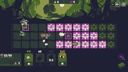 画像ギャラリー No.004のサムネイル画像 / 8枚のデッキで戦うローグライト×タワーディフェンス「Nightcap Witch」,ストアページを公開。限られた選択肢から最適なカードを選び出そう