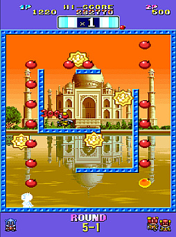 画像ギャラリー No.004のサムネイル画像 / アケアカ版「ボンジャックツイン」，1月15日配信。ステージ上の爆弾をすべて回収する「ボンジャック」のリメイク的作品。2人同時プレイも可能