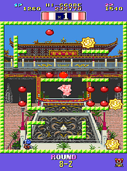 画像ギャラリー No.005のサムネイル画像 / アケアカ版「ボンジャックツイン」，1月15日配信。ステージ上の爆弾をすべて回収する「ボンジャック」のリメイク的作品。2人同時プレイも可能