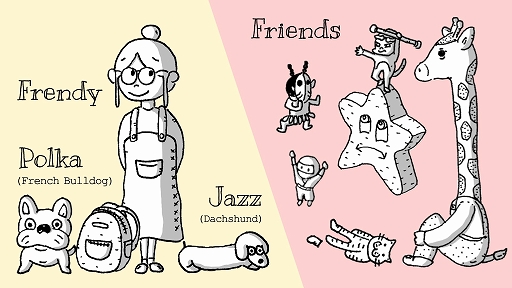 画像ギャラリー No.005のサムネイル画像 / 愛犬の面影を追う少女の旅を描くウォーキングシム「Finding Polka」を発表。ボールペンで描かれたヒミツいっぱいの世界を歩き回ろう