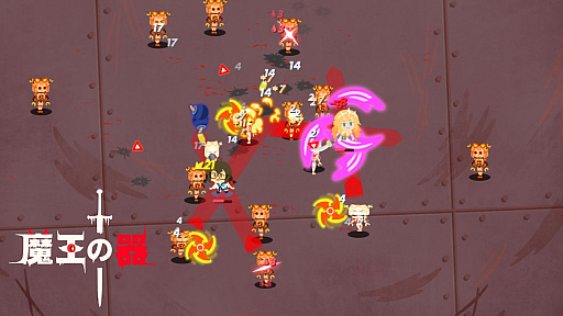 画像ギャラリー No.003のサムネイル画像 / ヴァンサバライクにチームワーク。2人協力プレイ可能な弾幕シューター「魔王の器」，Steam体験版が本日配信開始