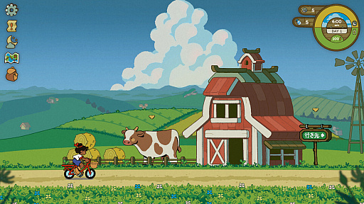 画像ギャラリー No.006のサムネイル画像 / 夏の田舎で牛乳を配達するゲーム「Milki Delivery」，発表。商店街経営シム「おいでませ、みなみ通りへ！」開発チームの新作