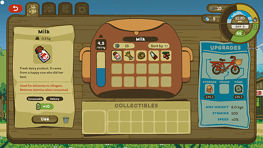 画像ギャラリー No.007のサムネイル画像 / 夏の田舎で牛乳を配達するゲーム「Milki Delivery」，発表。商店街経営シム「おいでませ、みなみ通りへ！」開発チームの新作