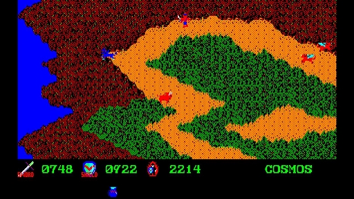 画像ギャラリー No.006のサムネイル画像 / 「EGGコンソール カレイジアスペルセウス PC-8801」本日配信。魔の島を舞台に美の女神を救うために冒険するアクションRPG