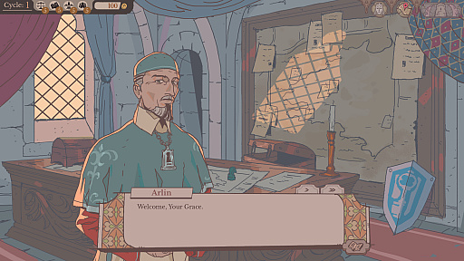 画像ギャラリー No.005のサムネイル画像 / くせ者ぞろいの円卓を運営するRPG「Sovereign Tower」，Steamストアページを公開。2026年8月発売予定