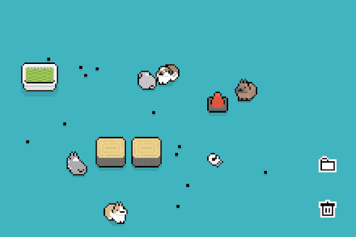 画像ギャラリー No.005のサムネイル画像 / うさぎの“うんぴ”を集めるデスクトップ放置系シム「うさぎとぷーぷ」1月23日に配信