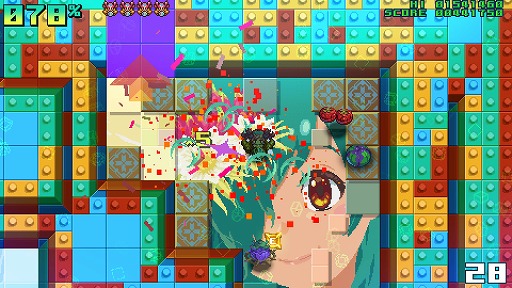 画像ギャラリー No.005のサムネイル画像 / 敵の爆発でパネルを開放！ 昔懐かしいアーケードライクな全方位ツインスティックシューター「Z-GYUBAAN!」，Steamで本日リリース