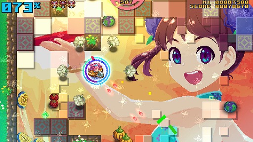 画像ギャラリー No.012のサムネイル画像 / 敵の爆発でパネルを開放! 昔懐かしいアーケードライクな全方位ツインスティックシューター「Z-GYUBAAN!」,Steamで本日リリース