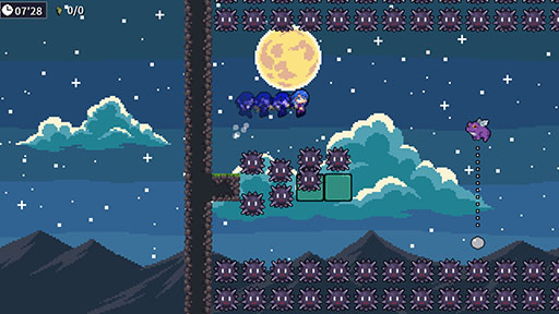 画像ギャラリー No.001のサムネイル画像 / 壁走りや分身の術を駆使してコースを駆け抜けろ。ハイスピード忍者アクション「蒼穹のダンジョン 忍び返しの霊峰」，Steamストアページを公開