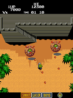 画像ギャラリー No.003のサムネイル画像 / アケアカ版「ラビリンスランナー」,1月22日配信。さらわれたパパイヤ姫を救出するため勇者が冒険するアクションSTG