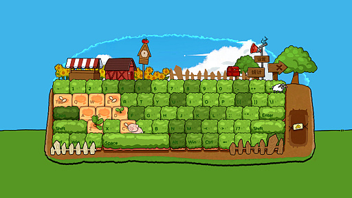 画像ギャラリー No.003のサムネイル画像 / タイピングしながら農園が育つ癒やし系放置型ゲーム「指先農園」，2026年3月に発売予定。体験版の配信も開始