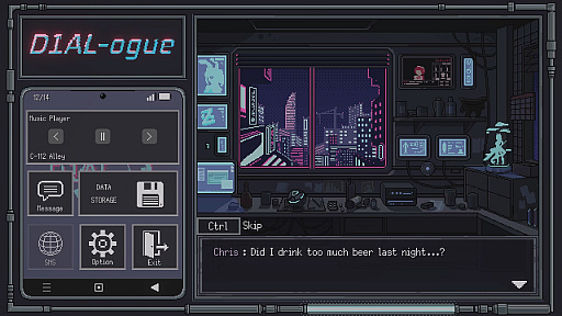 画像ギャラリー No.001のサムネイル画像 / サイバーパンクな世界でアンドロイドを修理するナラティブなパズルゲーム「D1AL-ogue」,2月5日に無料配信