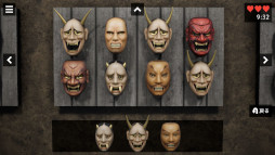 画像ギャラリー No.001のサムネイル画像 / 異変探し×整理整頓のホラーゲーム「呪面」,Steamストアページを公開。壁一面の大量のお面から「異変の起きる呪われたお面」を見つけ出そう