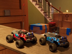 2台のラジコンで家を探索し，失踪した教授の謎を追え。2人協力ラジコンADV「WheelMates」が発表に