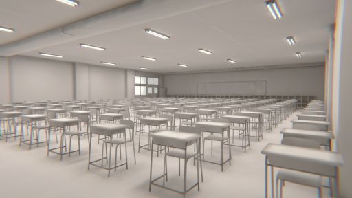 画像ギャラリー No.003のサムネイル画像 / 日本の学校がリミナルスペースに。人の気配が消えた校舎を探索するゲーム「ナフダサガシ」，Steamで配信開始