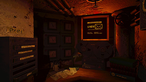 画像ギャラリー No.002のサムネイル画像 / 舞台は地中深くの巨大掘削艇。異色のホラーアドベンチャー「MOLE」の体験版がSteamで配信中