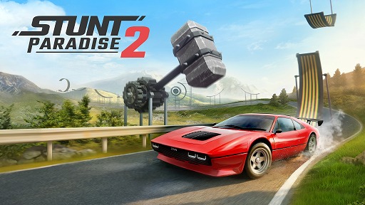 画像ギャラリー No.001のサムネイル画像 / 超加速! 大ジャンプ! 大爆発! ギミック満載で爽快感抜群なカースタントアクション「Stunt Paradise 2」,体験版をSteamで公開