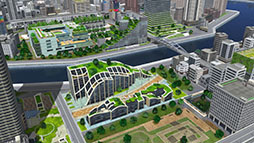画像ギャラリー No.001のサムネイル画像 / 「A列車で行こう9 Evolution」,緑化建物群やデータセンター,都市交通の中心となる駅などゲーム内に登場する建物情報が公開に