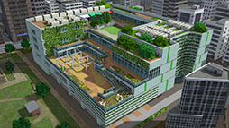 画像ギャラリー No.007のサムネイル画像 / 「A列車で行こう9 Evolution」,緑化建物群やデータセンター,都市交通の中心となる駅などゲーム内に登場する建物情報が公開に