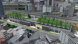 画像ギャラリー No.009のサムネイル画像 / 「A列車で行こう9 Evolution」,緑化建物群やデータセンター,都市交通の中心となる駅などゲーム内に登場する建物情報が公開に