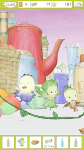 画像ギャラリー No.007のサムネイル画像 / 「やさいのようせいのさがしもの」,スマホ向けにリリース。天野喜孝氏の画集「N.Y.SALAD」を原作とするアニメを題材とした初めてのゲーム