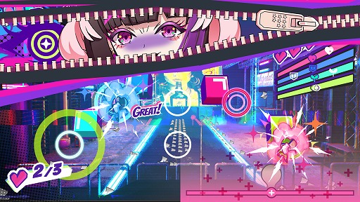 画像ギャラリー No.002のサムネイル画像 / 刺されるか,あるいは惚れさせるか。ヤンデレファンを“音”でねじ伏せる,命懸けのリズムアクションRPG「DEATH A LIVE」,ストアページを公開